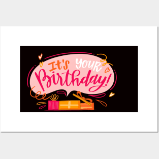 Happy Birthday Party Posters and Art